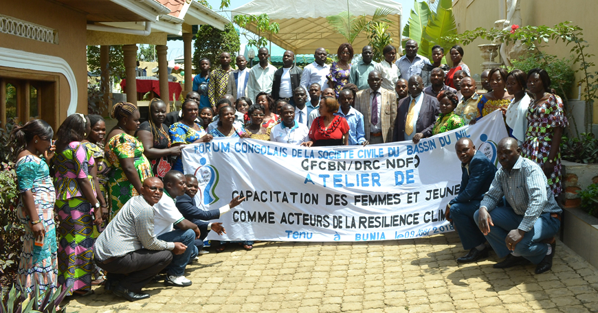 Many of the DRCNDF members in this picture work in an insecure area with active armed forces and over exploitation of the Environment (NBD Archive) 
