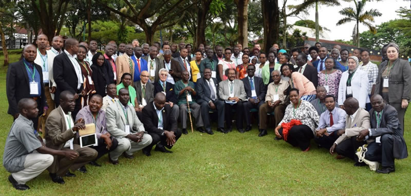Participants of the 1st Nile Basin Discourse Summit on Collaboration in River Basins Management Policies and Practices - Entebbe Nov. 2017