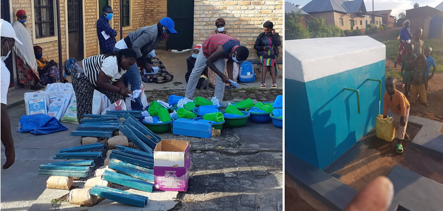 SDHA distributing relief support to victims of COVID-19 pandemic; and availing access to clean water to vulnerable communities