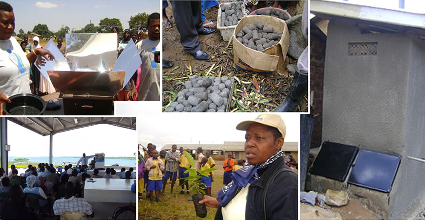 A pictorial of development activities undertaken by Rural Development Media and Communication (RUDMEC) of the Uganda-NDF