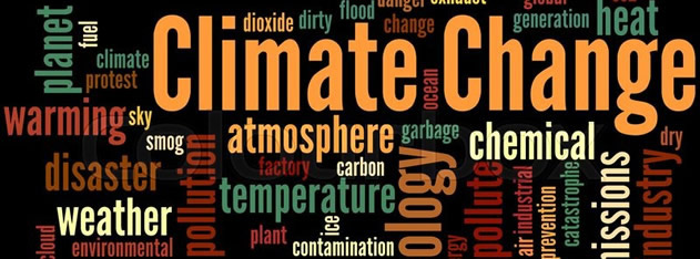 Climate Change Key-Words Cloud. Courtesy colourbox.com