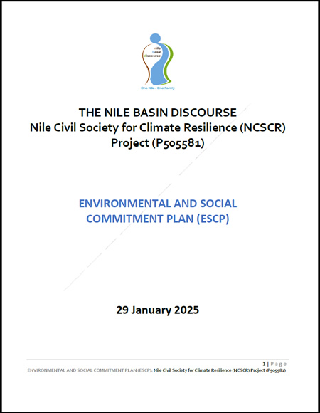 NCSCR Project: Environmental and Social Commitment Plan (ESCP)